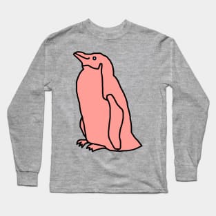 Rose Penguin Long Sleeve T-Shirt